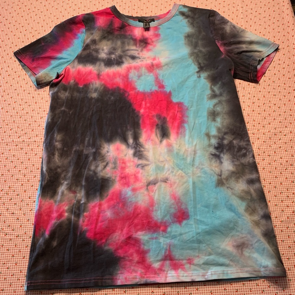 Tie dye t-shirt dress